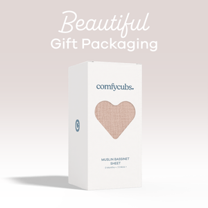 Muslin Fitted Bassinet Crib Sheet