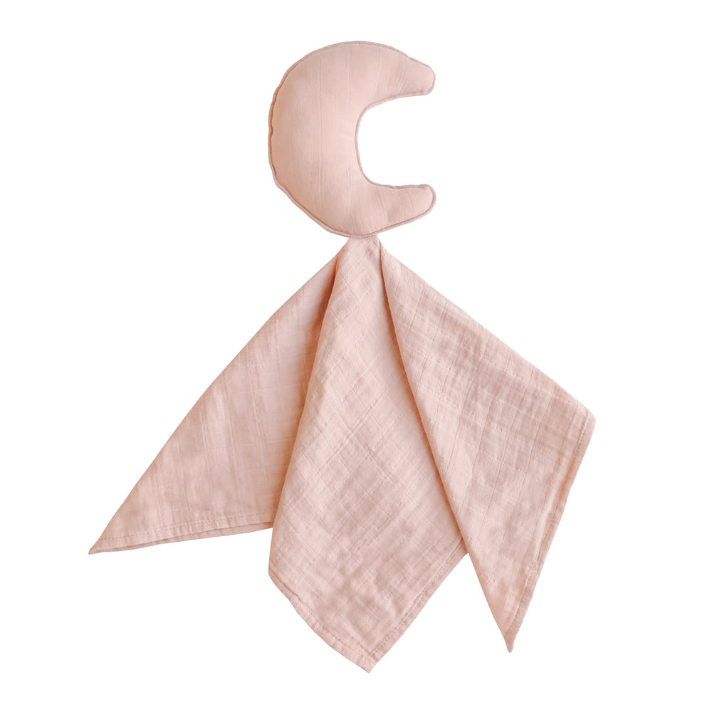 Soft Moon Lovey Blanket for babies, perfect for cuddling and comfort.