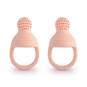Silicone Fresh Food Feeder for babies, designed for safe and easy feeding, shown from angle 6.