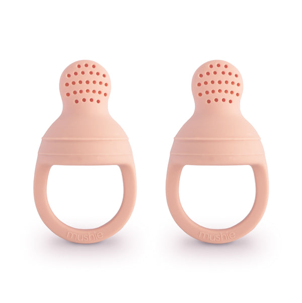 Silicone Fresh Food Feeder for babies, designed for safe and easy feeding, shown from angle 6.
