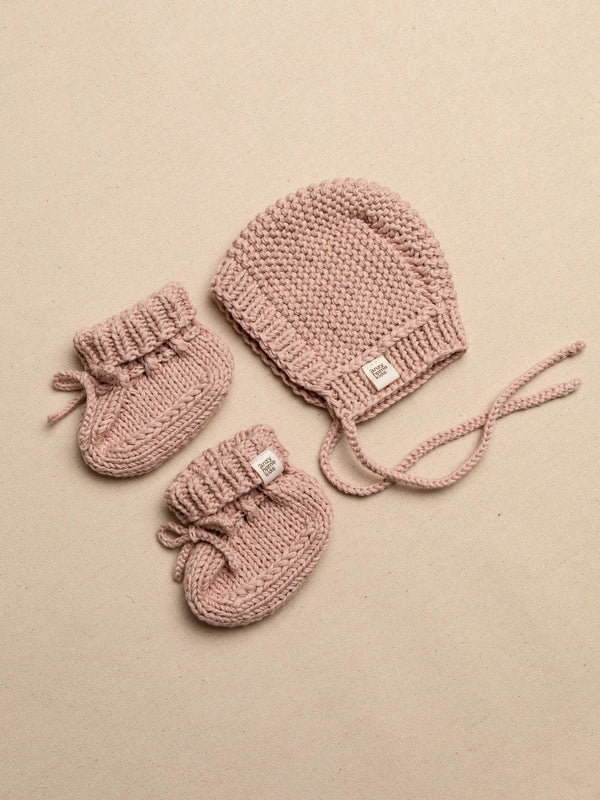 Bonnet & Booties Set Boho