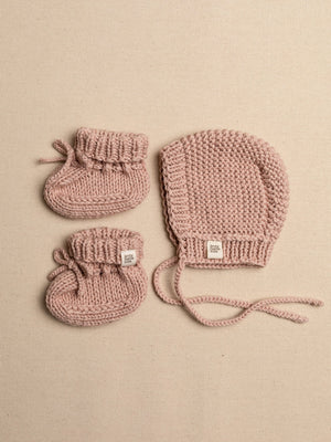 Bonnet & Booties Set Boho