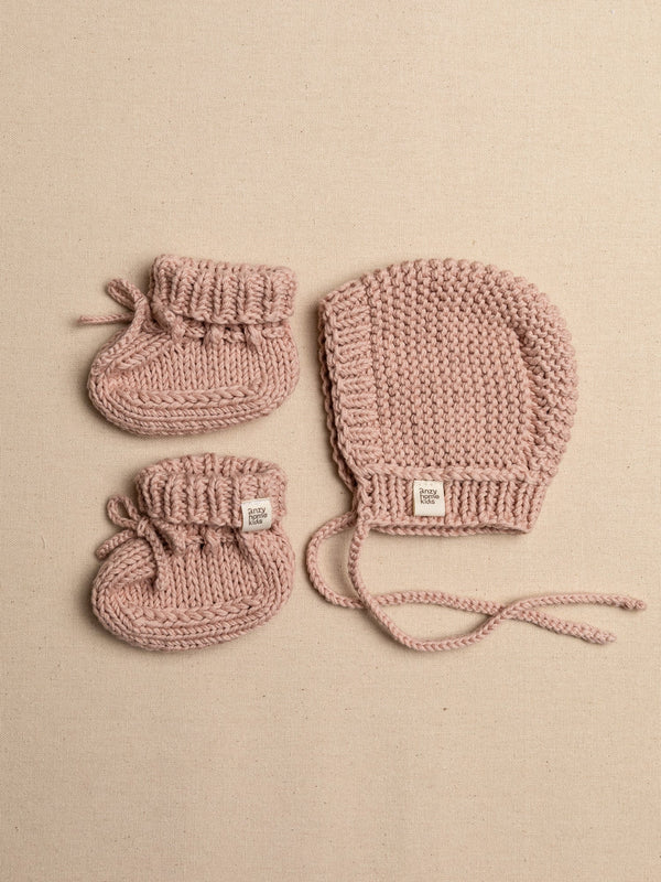Bonnet & Booties Set Boho