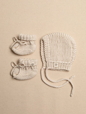 Bonnet & Booties Set Boho