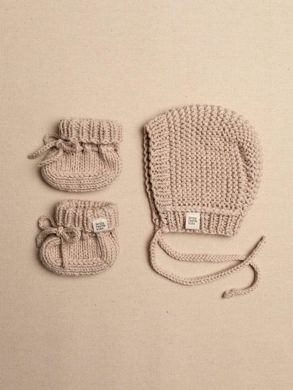 Bonnet & Booties Set Boho