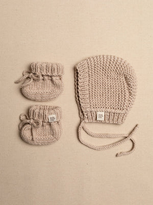 Bonnet & Booties Set Boho