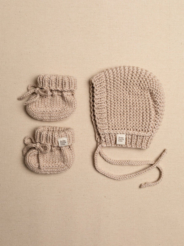 Bonnet & Booties Set Boho