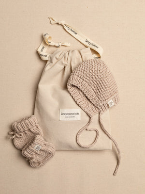Bonnet & Booties Set Boho