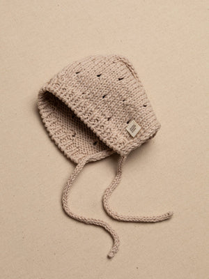 Bonnet & Booties Set Pointelle