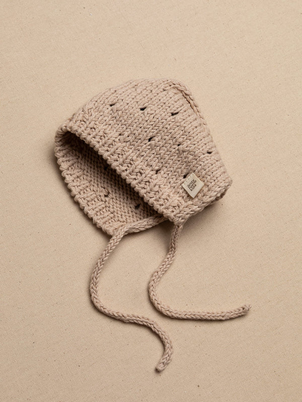 Bonnet & Booties Set Pointelle