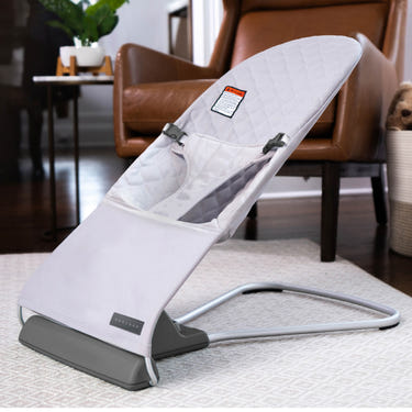 Evrloop Organic Baby Bouncer in a cozy design, perfect for gentle rocking and soothing your little one.