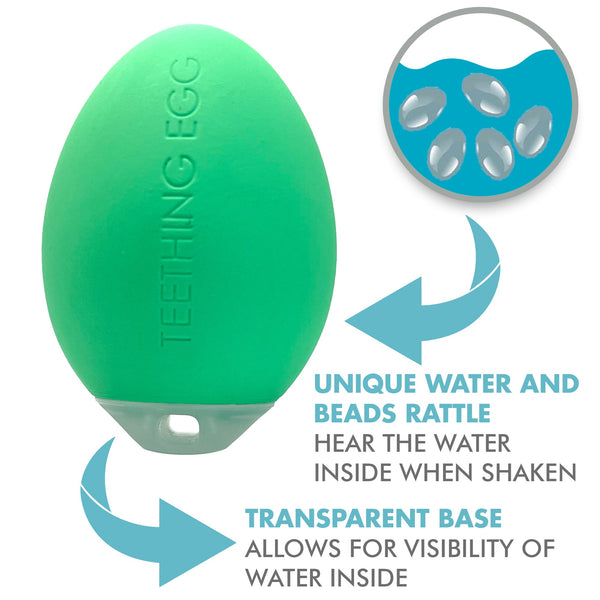 The Aqua Teething Egg  - With Water Inside