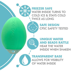 The Aqua Teething Egg  - With Water Inside