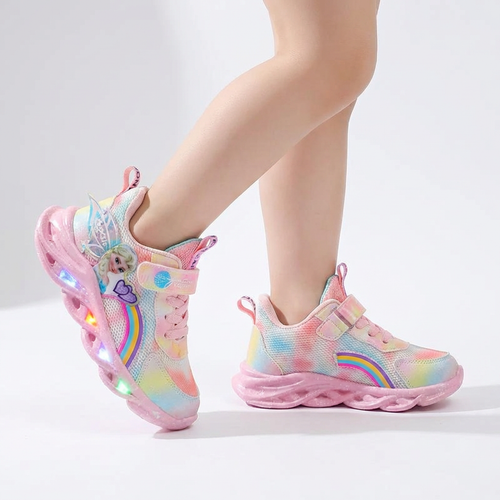 Princess Sports Sneakers – Breathable & Fun (Ages 1–10)