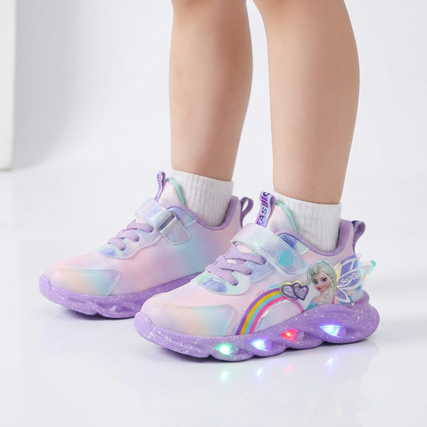 Princess Sports Sneakers – Breathable & Fun (Ages 1–10)