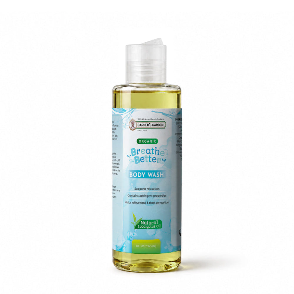 Garner's Garden Breathe Better Body Wash eucalyptus tea tree