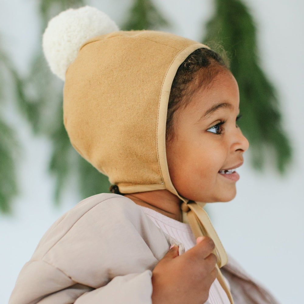 Camel Pom Bonnet