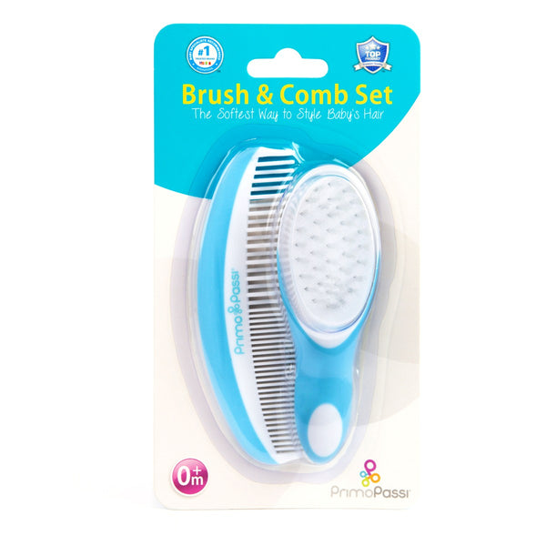 Primo Passi Brush & Comb Set in Blue