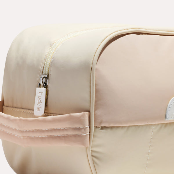 Buddle Skincare Bum Bag toiletry bag puffer 8.75 x 6.5 x 5