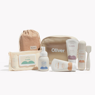 Buddle Skincare Ultimate Diaper Rash Kit with Puffer Bag Paddle Pal