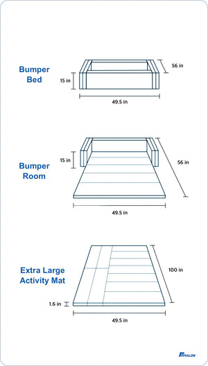 [New] Baby Bumper Room - 3 In 1 Multifunction Baby Bumper