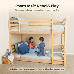 Solid Wood Kids Bunk Bed