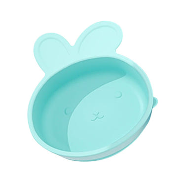 BunnieBowl with suction cup for babies, perfect for mealtime mess-free feeding.