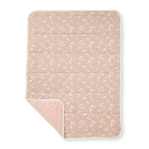 Burt's Bees Baby Soft Reversible Blanket in soothing colors for cozy comfort and warmth. Perfect for baby care.