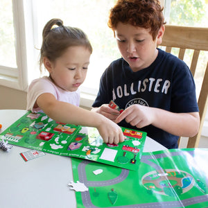 Avi's Adventures In The City Reusable Sticker Book + Marker Set (ages 3+)