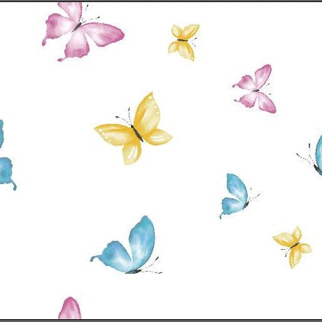 Colorful Butterfly Swaddle Blanket