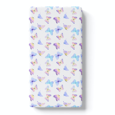 Butterfly Fitted Crib Sheet - MOOGCO Baby