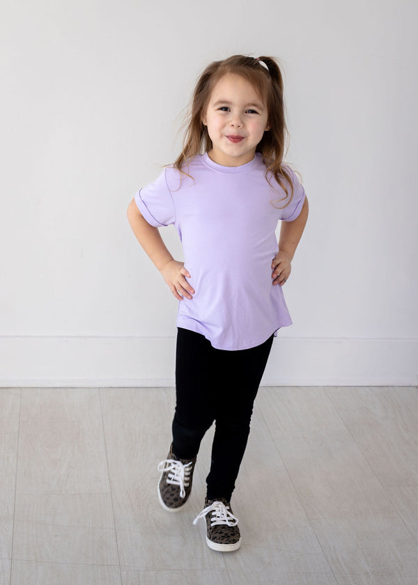 Bamboo Tee - Pastel Lilac