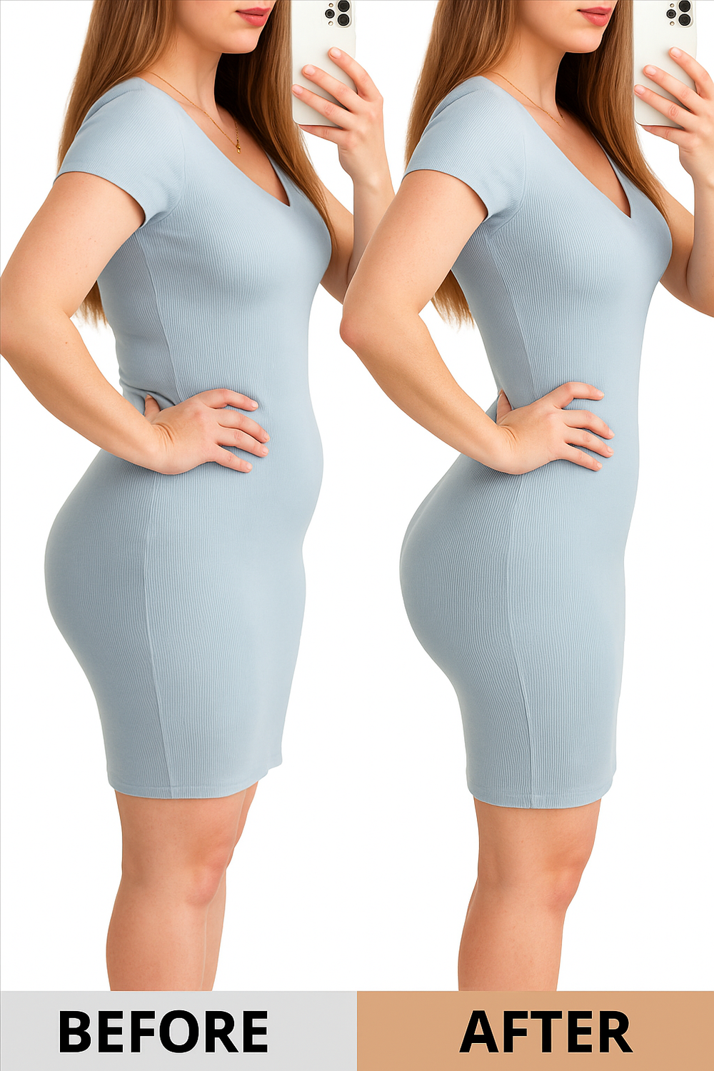 High-waist tummy control flat-hem shorts for babies, perfect for training underwear and comfortable wear.