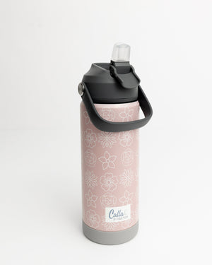 Kyler Tumbler in Blossom color, perfect for baby food storage and on-the-go convenience. Angle 2 view.