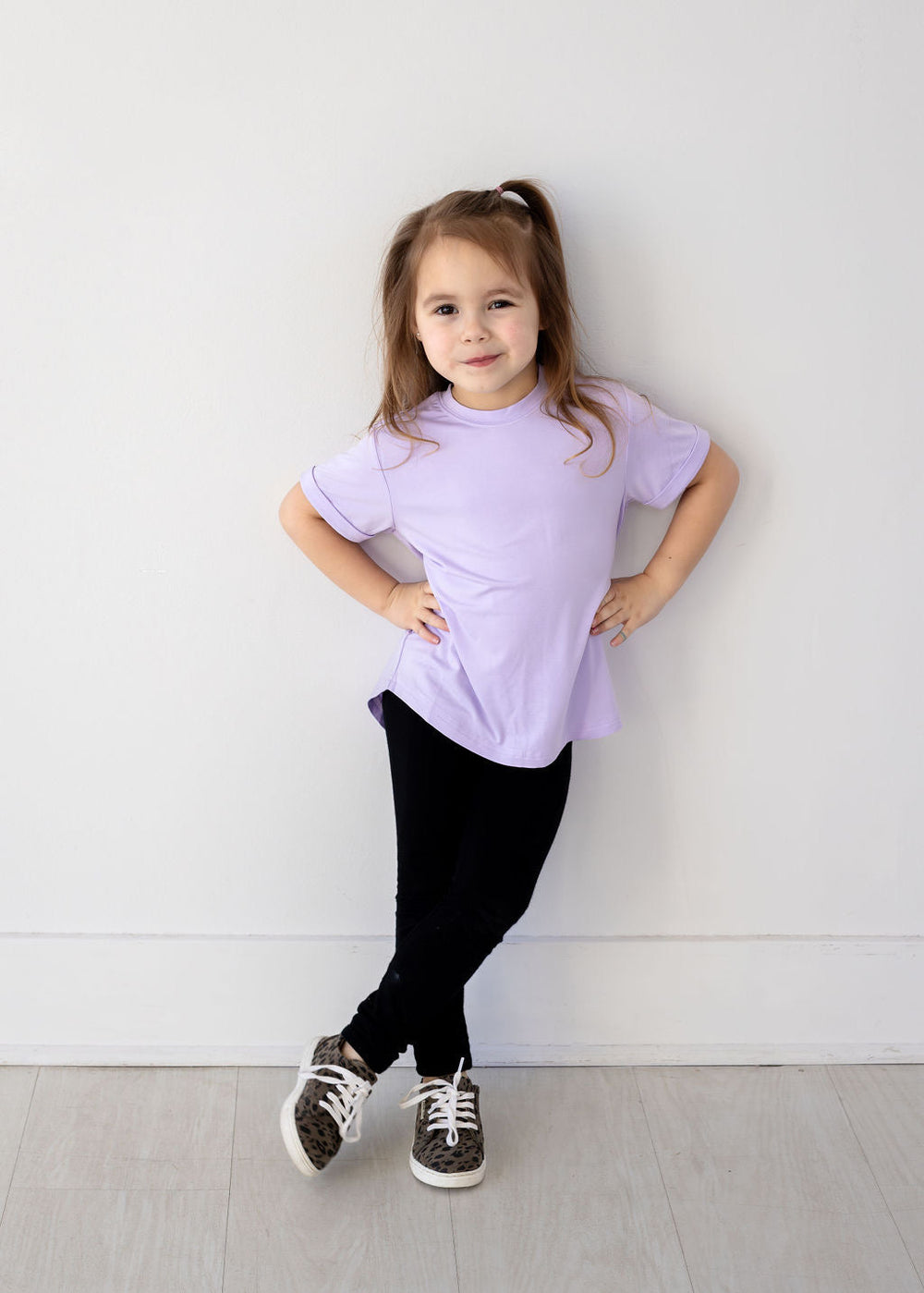 Bamboo Tee - Pastel Lilac