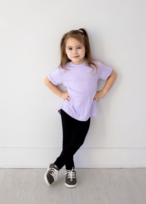 Bamboo Tee - Pastel Lilac