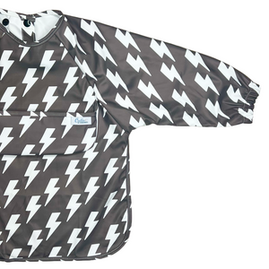 The Grayson Long Sleeve Bib - Lightning Bolts