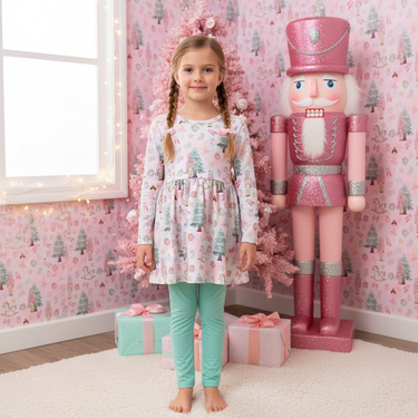 Mint Nutcracker two-piece toy set for babies, perfect for playtime and entertainment.