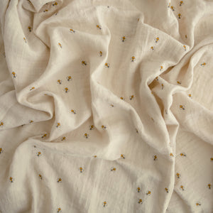 Mushie Organic Cotton Muslin Swaddle Blanket extra soft