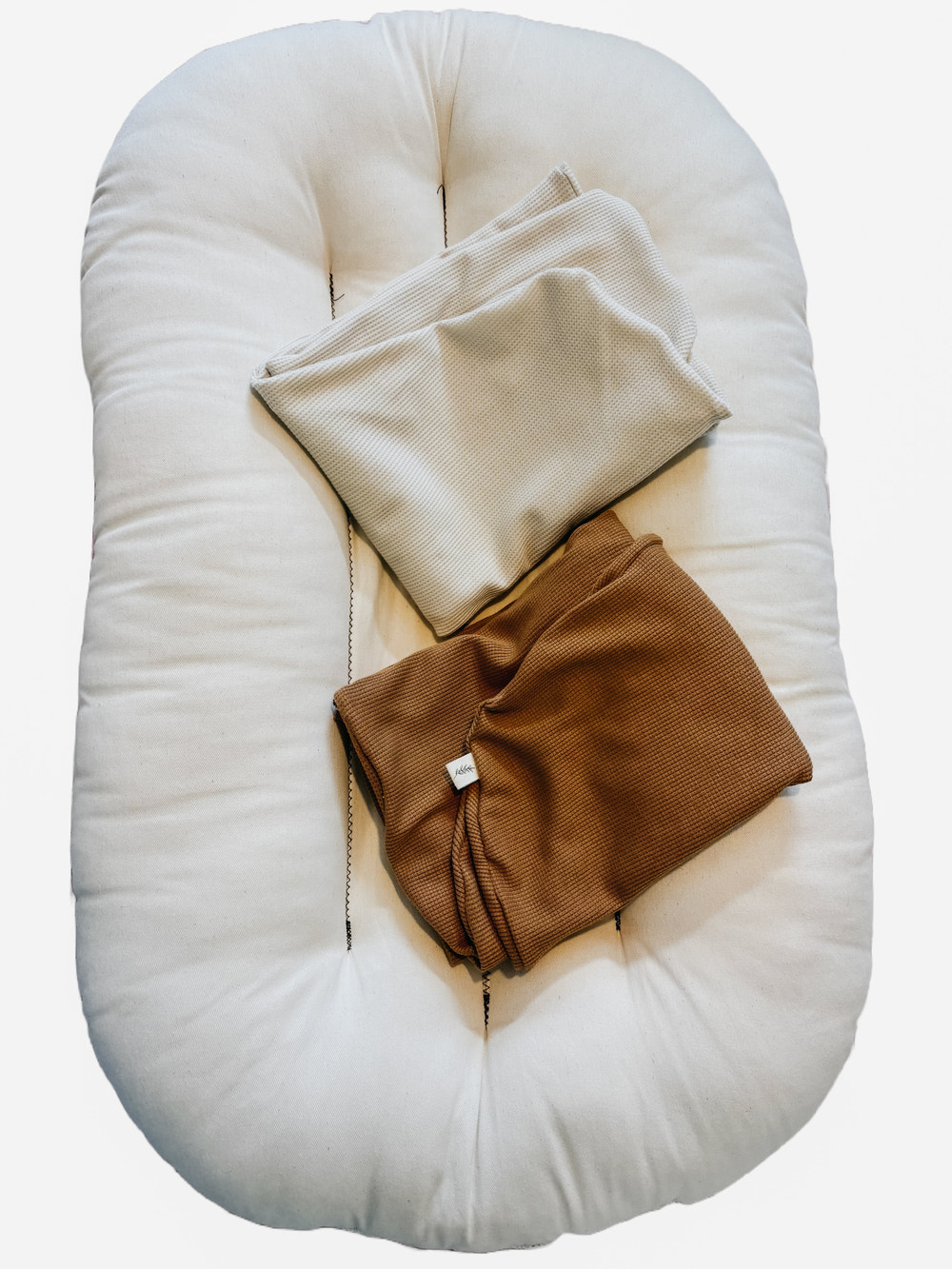 Caramel Waffle Baby Lounger Cover