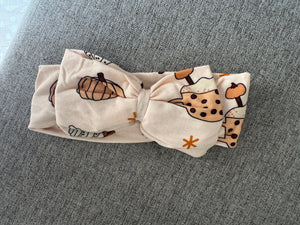 Pumpkin Spice (Bow Headband)