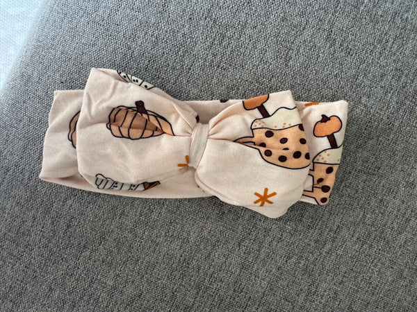 Pumpkin Spice (Bow Headband)