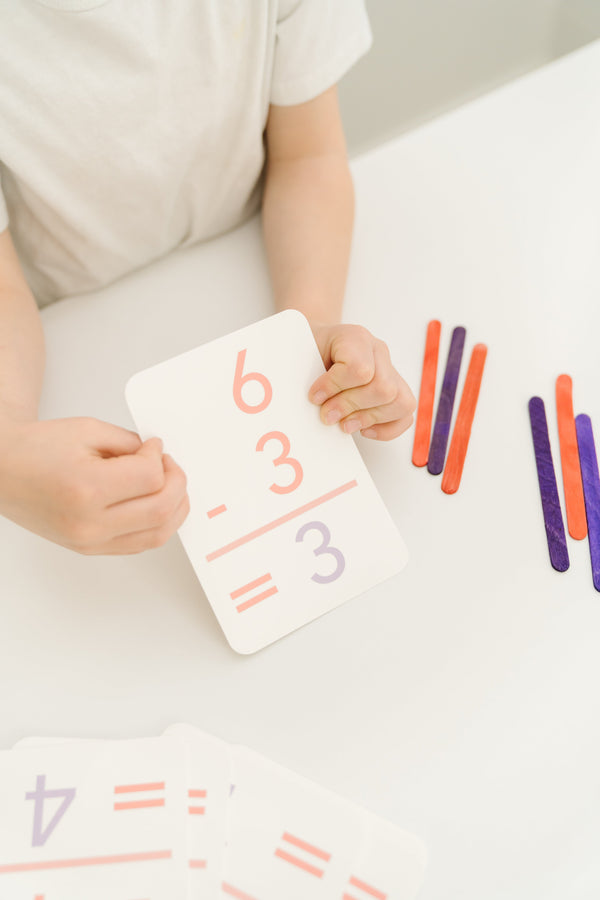 Basic Subtraction Flashcards for kids, enhancing learning through fun puzzles and creative activities.