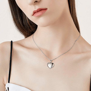 Custom Photo Locket Necklace – Personalized Heart Box Necklace | Upload 1 or 2 Photos