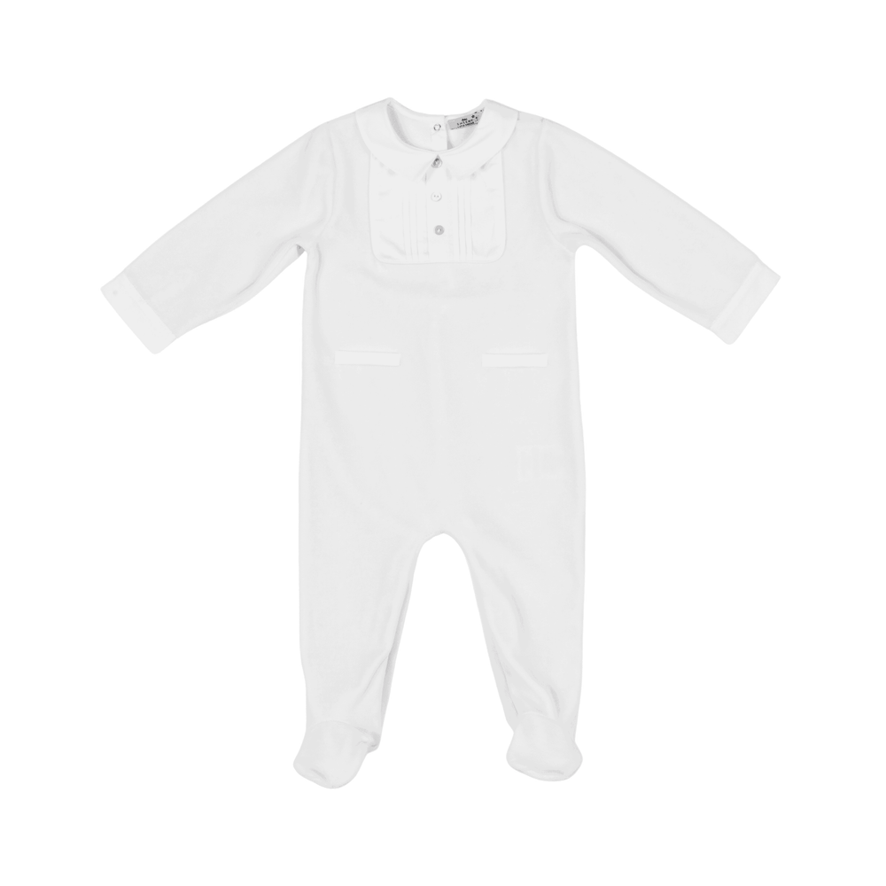 CHARLES | Boys White Babygrow Gift Set (3) - MOOGCO Baby