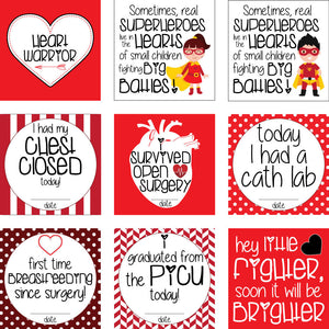 CHD Heart Warrior Plastic Moment Cards