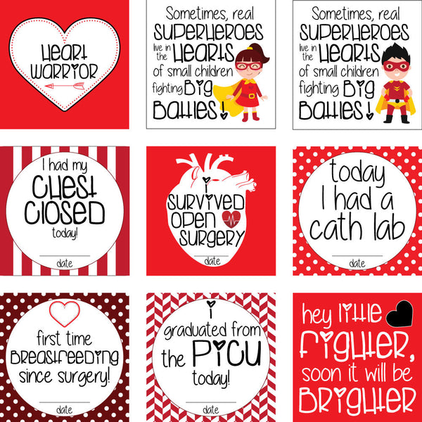 CHD Heart Warrior Plastic Moment Cards
