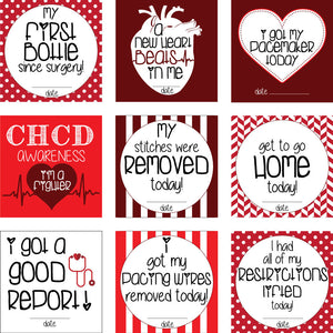 CHD Heart Warrior Plastic Moment Cards