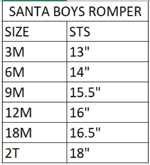 Boys Cookies For Santa Romper