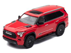 2024 Toyota Sequoia Solar Red 1/64 Diecast Model Car by CM Model